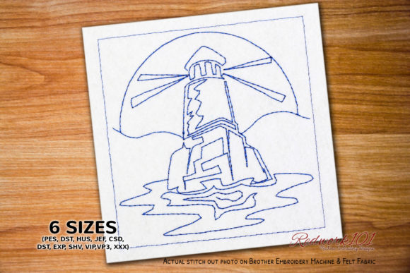 Lighthouse Island Redwork: A Designer’s Review