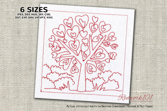 Love Tree: A Seller’s Review for Valentine’s Embroidery