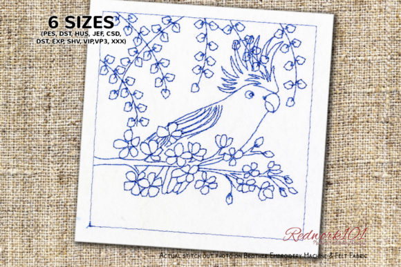 Parrot Sitting on a Floral Branch: A Designer’s Review