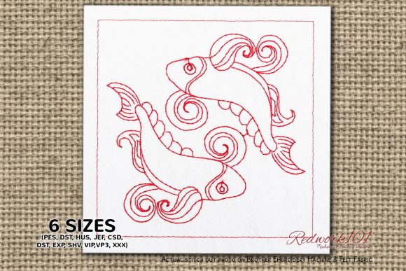 Pisces Symbol Redwork: A Designer’s Review