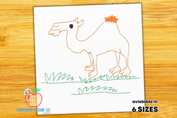 Review: Camel Standing in the Desert Embroidery