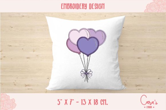 Review: Heart Shape Balloons Applique for Gifts