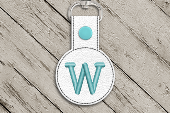Review: Letter W Round Key Fob Applique