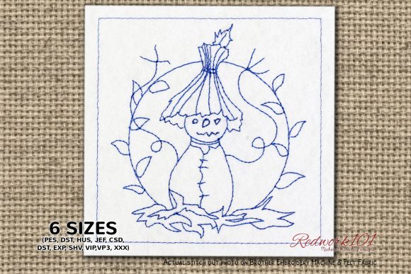 Reviewing Pumpkin Carved Man Redwork for Gifts