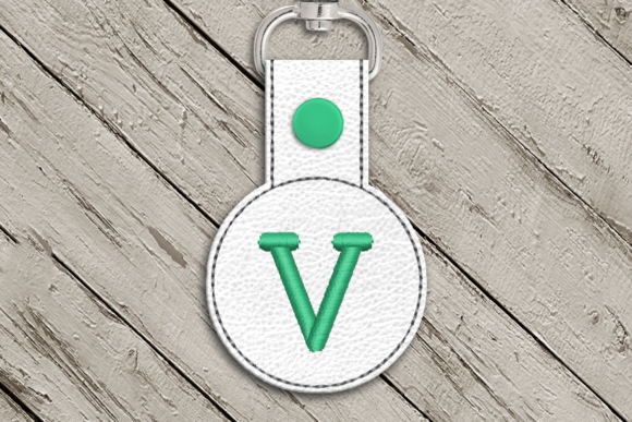 Reviewing the Letter V ITH Round Key Fob Applique