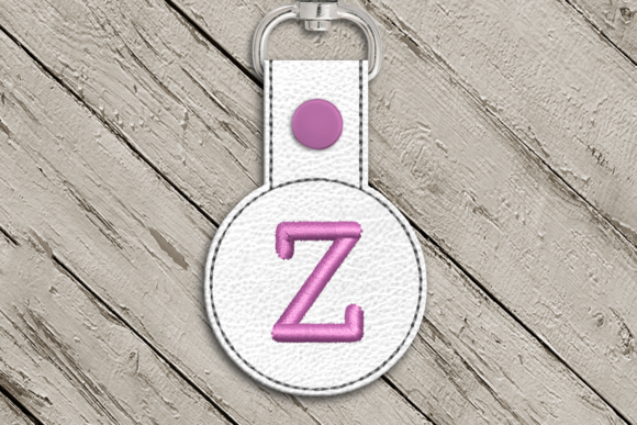 Reviewing the Letter Z ITH Round Key Fob Applique